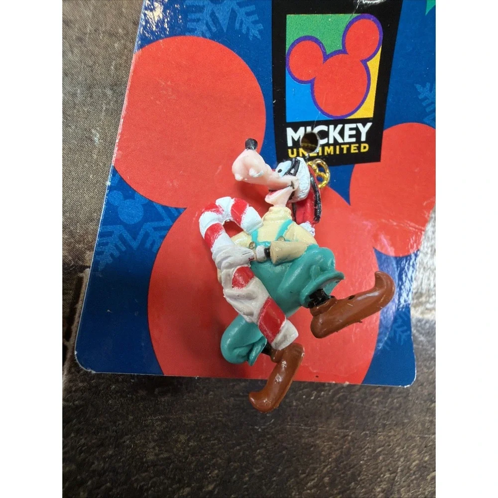 Vintage Disney Mickey Unlimited Mini Christmas 2 Ornaments Goofy & Donald Duck